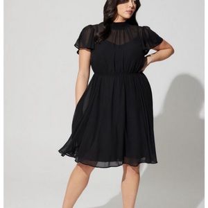 Torrid chiffon dress